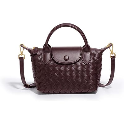Handgeweven Tas Mode Dumpling Handtas High-end Longxiang Tas Textuur Trendy Schoudertas Crossbodytas gray