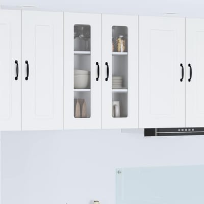 vidaXL - Vaatwasserpaneel - Kalmar - Wit - 60 - x - 31 - x - 80 - cm - Bewerkt - hout