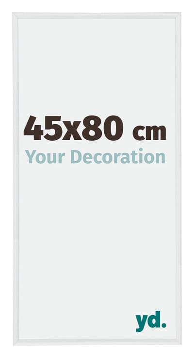 Your Decoration - Fotolijst 45x80 cm - Kunststof - Wit Hoogglans - Annecy
