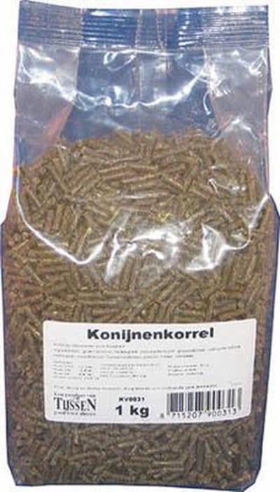 Tijssen goed voor dieren Konijnenkorrel 1kg - 1ST