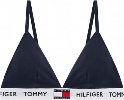 Tommy Hilfiger dames Tommy 85 triangel BH - katoen gevoerd - donkerblauw