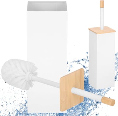 Springos Toiletbutler | Toiletborstel | Toiletborstel Met Houder | Toiletaccessoire | Wit
