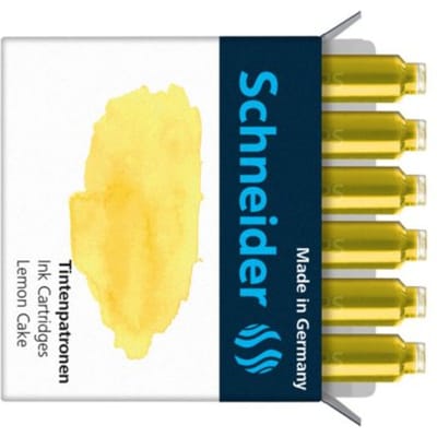 Schneider inktpatronen - pastel Lemon cake - doos 6 stuks - S-166125