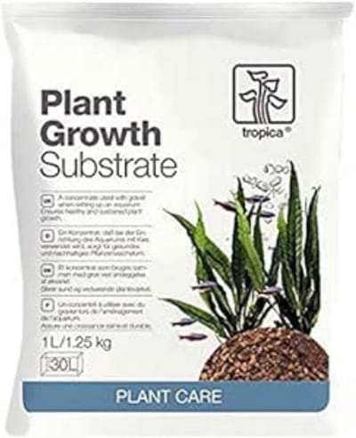 Tropica Plantengroei Aquarium Gezondheid Bodemsubstraat, 1 liter, verpakking kan variëren