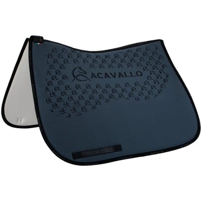 Dressuurmat voor paard met bamboevezel kussen eronder Acavallo Lycra Gel Grip