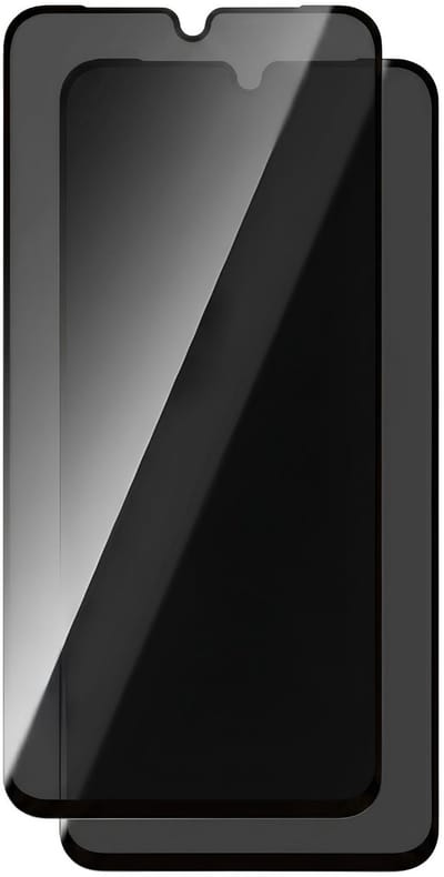 3mk, Screenprotector Gehard Glas geschikt voor Galaxy A26 5G Anti-spy, Transparant zwart