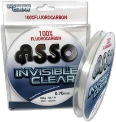 Asso Invisible 30 M Flurocarbon Wit 0.900 mm