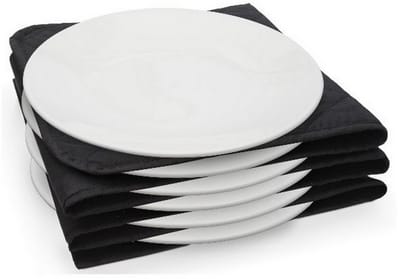 bordenwarmer 30x30cm zwart - riviera & bar - qca300e