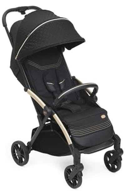 Kinderwagen voor 0-4 jaar met eenvoudig inklapsysteem, grote schokdempers en verstelbare rugleuning