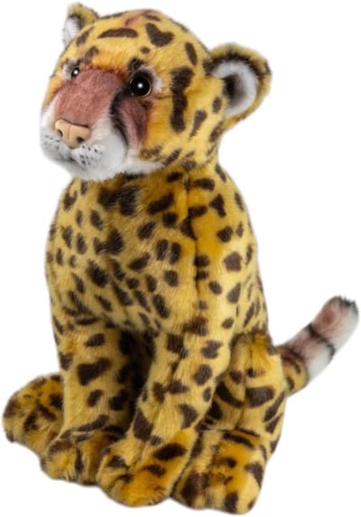 Pluche Cheetah - Knuffeldier Dier - Decoratie Kamer - Natuurgetrouwe Vachttekening - 28 cm - Goudgeel