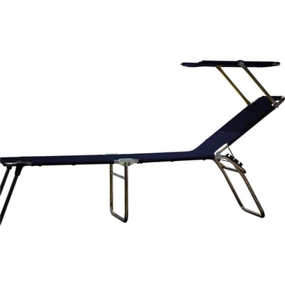 Fiam - Amigo 40+ Sun driepotig ligbed - donkerblauw