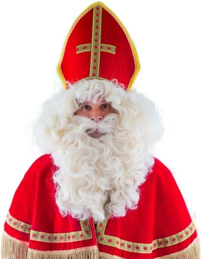 Pruik en baard Sinterklaas
