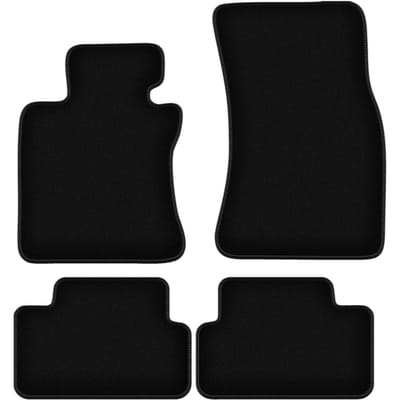 BASIC zwarte veloursmatten voor: BMW 6 E64 cabriolet (2003-2010)