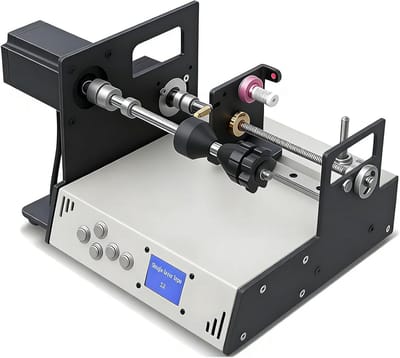 Automatische Wikkelmachine - Spoelwikkelmachine Draadwikkelmachine - Precisie Spoelen Maken - 001 mm Nauwkeurigheid - 23 Nm Koppel - null