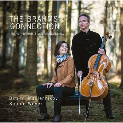 CD DIMITRI MASLENNIKOV, SABINE WEYER,  - Brahms Connection QTZ2151 Niet Japan Klassiek Gebruikt black