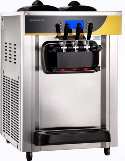 Commerciële Softijsmachine - IJsmaker 3 Smaken - 22-30L per Uur - Roomijsmachine