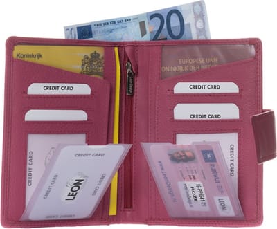 Paspoort hoesje - Paspoorthouder - Documentenmap - Paspoorthoes - Paspoort -Paspoort tasje - Paspoorthoesje - Paspoort cover - Paspoort etui - Paspoorthoes leer - Reisdocumenten - Sale - Gadgets - Leer - Paspoort organizer - Gele boekje - Kado - 15