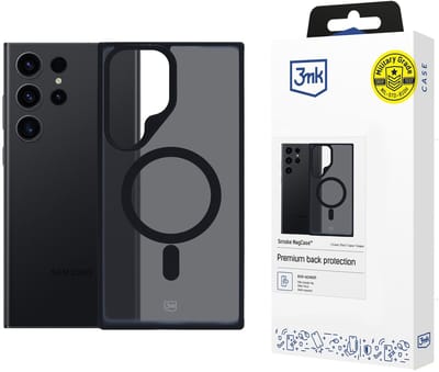 Hoesje voor Samsung Galaxy S23 Ultra - 3mk Smoke MagCase
