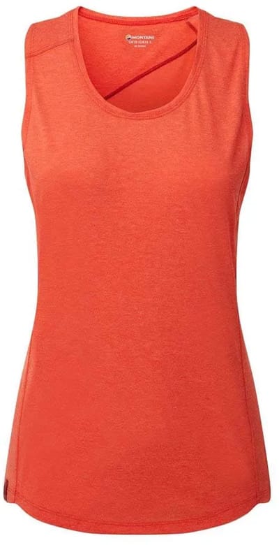 Montane Mono Mouwloos T-shirt Oranje S Vrouw