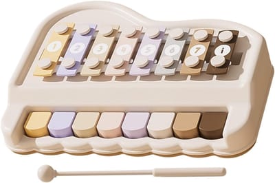 Kinder Xylofoon - Muziekinstrument Speelgoed - Muziek Leren Spelen - 8 Kleurrijke Toetsen - 22 x 165 x 6 cm