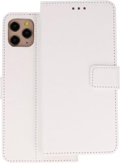 Booktype Telefoonhoesjes - Bookcase Hoesje - Wallet Case - Geschikt voor iPhone 11 Pro - Wit