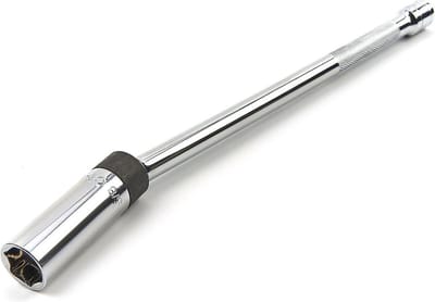 HBM bougiesleutel magnetisch met kniegewricht extra Lang 3/8 opname