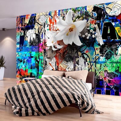 Fotobehang – Behangpapier - Fotobehang - Urban Lily 100x70 - Artgeist