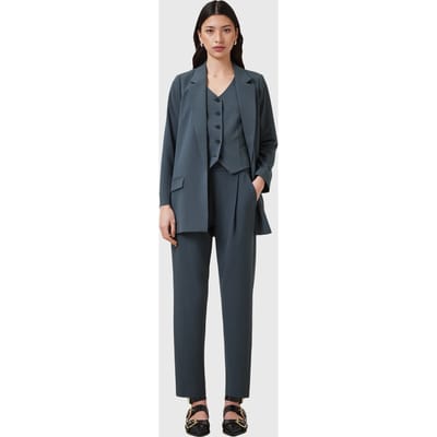 AllSaints Aleida Tri Trouser Turbulence Grey Taglia: 6 | Pantaloni da completo Outlet | Donna | Grigio