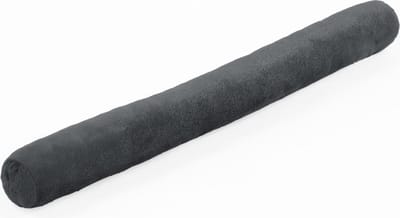 Tochthond voor deuren / Tochtstopper / Tochtrol | Polyester | Grijs 90 x 10 cm