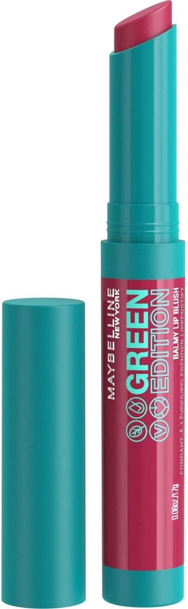 Maybelline Green Edition - Balmy Lip Blush - 001 Midnight - Roze - Lippenbalsem - VEGAN - 1,7 g