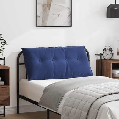 vidaXL - Rugkussen - Politieblauw - 100 - x - 50 - cm - Corduroy - stof