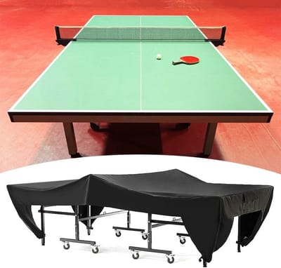 Buitenbeschermende afdekking voor tennistafels en lange terras tafels - Sterke vergrendelingssystemen, 280x153x73 cm, weerbestendig en duurzaam