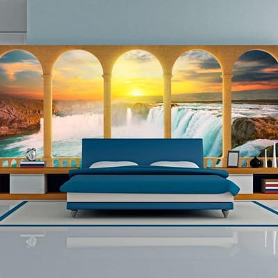 Fotobehang – Behangpapier - Fotobehang XXL - Dream about Niagara Falls 550x270 - Artgeist