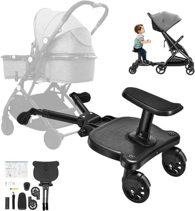 Meerijdplankje - Buggy Board voor alle Kinderwagens - buggyaccessoire