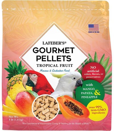 Lafeber Tropical Fruit Gourmet Pellets Macaw 1,8 kg