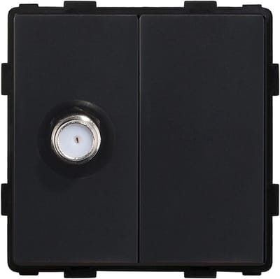 Satelliet Outlet Black Socket - Moderne Oplossing voor Stabiele Signaaloverdracht binnen