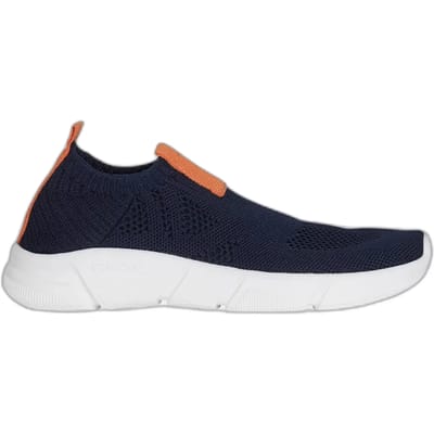 GEOX ARIL TIENERS Sneakers - MARINEBLAUW/ORANJE - Maat 28