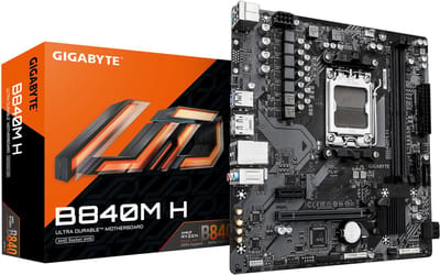 GIGABYTE B840M H Moederbord - AMD B840 - AMD AM5 - DDR5 RAM - Micro-ATX
