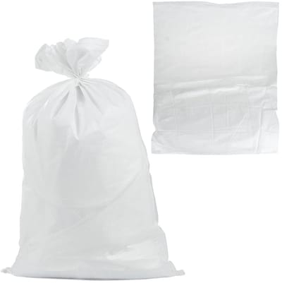 GEKO Witte polypropyleen zak - 80x125 cm - 80 kg draagkracht - Weerbestendig - 100 stuks
