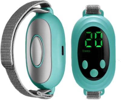 Slaaphulp apparaat / slaap hulpmiddel / slaap apparaat - sleep aid - ontspanning apparaat - anti stress - rust - inslapen - handheld - 20 standen - USB-voeding - smaragdgroen - 8x4x2 cm