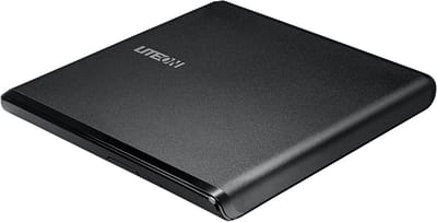 Ultra-Dunne Draagbare Externe DVD Brander USB 2.0 Zwart