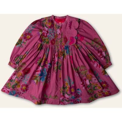 Oilily Douce Jurk- maat104/4yr Rood Violet