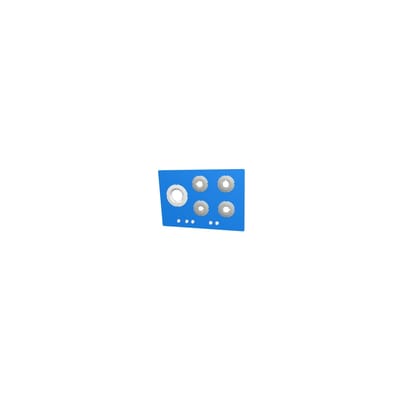 AEG bovenblad, zwart, Zanussi, 740x510mm 140172480018