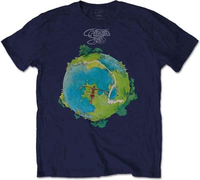Yes - Fragile Heren T-shirt - S - Blauw