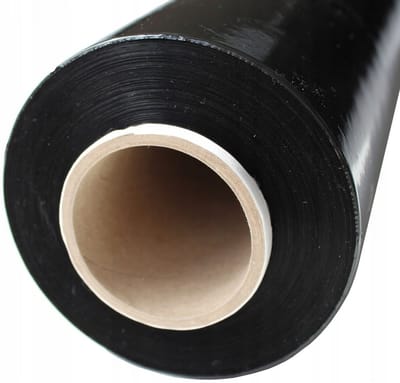 Q-CONNECT - Stretchfolie - Zwart - Supersterk - 180% Elasticiteit