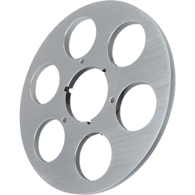 14 Bobine de Bande Vide 10,5 Pouces 6 Trous Alliage d'Aluminium Pièce de Machine Ouverte Bobine Réceptrice pour Bande à argenté
