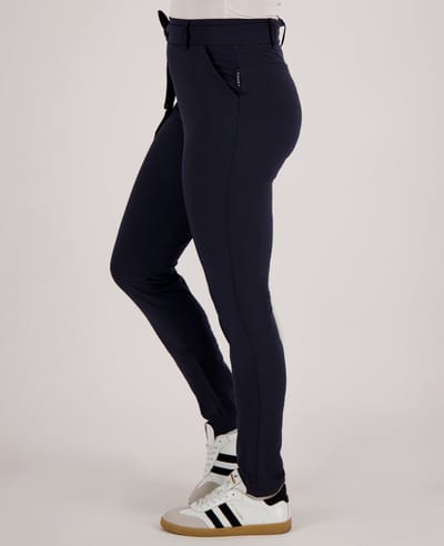 Je m'appelle Travelstof At Work Broek Slim fit Met stretch - Blauw - Maat M