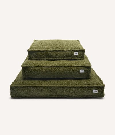 Comfortabele hondenmand van fleece – Groen – Zacht, wasbaar, afritsbaar & anti-slip – Cuadra