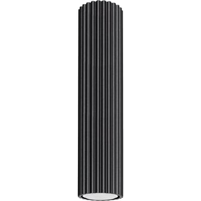Sollux Lighting Plafondlamp Karbon - GU10 - zwart - aluminium - 30x6.5x6.5cm