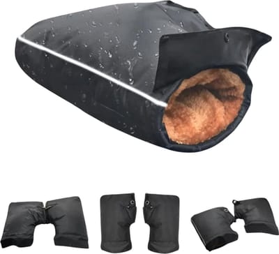 Winter Motorhandschoenen voor Elektrische Scooter – Beschermende Stuur Handgrepen Mof, Regenbestendig, Warm en Winddicht, Handschoenen voor Scooter en Motor